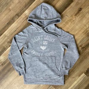 Vtg 70s ST. LOUIS SCHOOL HOODIE